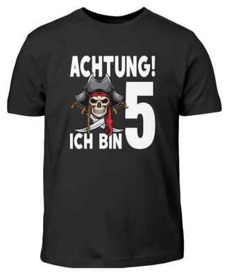 Achtung! ICH BIN 5 - Kinder T-Shirt