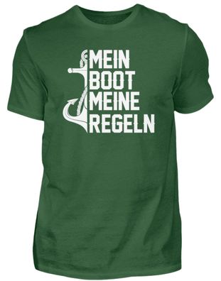 MEIN BOOT MEINE REGELN - Herren Basic T-Shirt-18CR9J9Z