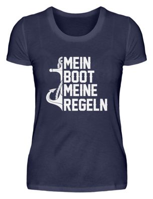 MEIN BOOT MEINE REGELN - Damen Premium Shirt-18CR9J9Z