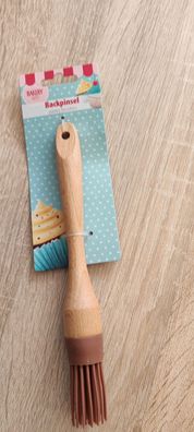 Antihaft Backpinsel Grillpinsel mit Holzgriff, Silikon Bakery Shop Backutensilien