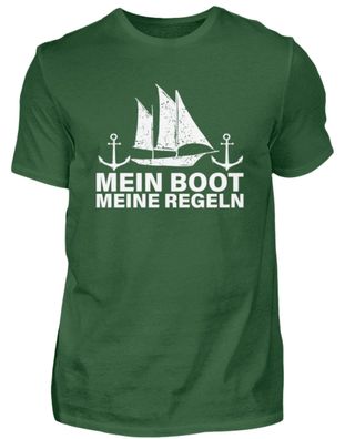 MEIN BOOT MEINE REGELN - Herren Basic T-Shirt-HW3PSTHD