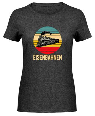 Eisenbahnen - Damen Melange Shirt