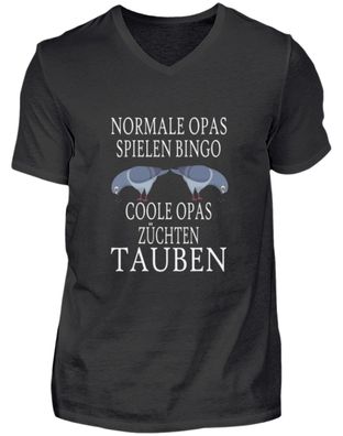 Normale OPAS Spielen BINGO COOLE OPAS - Herren V-Neck Shirt