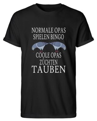 Normale OPAS Spielen BINGO COOLE OPAS - Herren RollUp Shirt