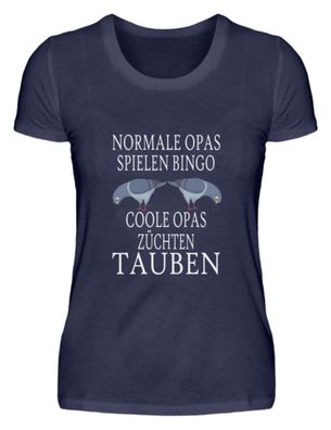 Normale OPAS Spielen BINGO COOLE OPAS - Damen Premiumshirt