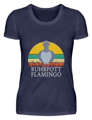Ruhrpott Flamingo - Damen Premiumshirt