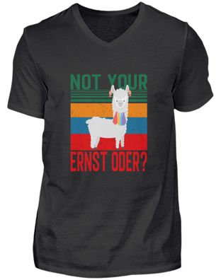 NOT YOUR ERNST ODER? - Herren V-Neck Shirt