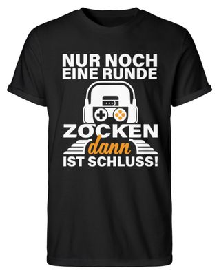 NUR NOCH EINE RUNDE ZOCKEN dann IST - Herren RollUp Shirt