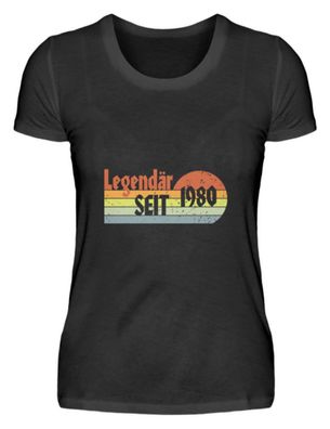 Legendär SEIT 1980 - Damen Basic T-Shirt-ZL1XCHPC