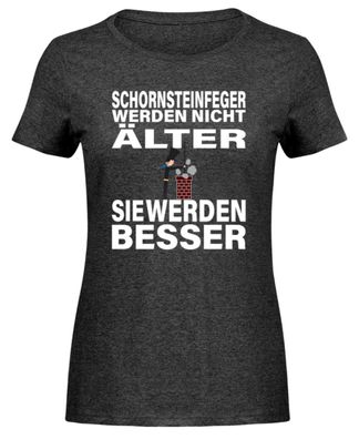 Schornsteinnfeger WERDEN NICHT - Damen Melange Shirt