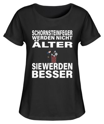 Schornsteinnfeger WERDEN NICHT - Damen RollUp Shirt