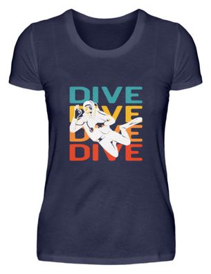 DIVE DIVE DIVE DIVE - Damen Premiumshirt