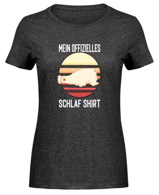 MEIN Offizielles SCHLAF SHIRT - Damen Melange Shirt