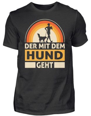 DER MIT DEM HUND GEHT - Herren Basic T-Shirt-JF2QVJC0