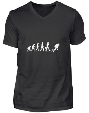 Evolution Tauchen - Herren V-Neck Shirt