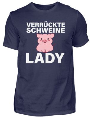 Verrückte Schweine LADY - Herren Premiumshirt