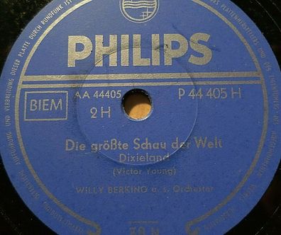 Willy Berking "De-By-Boogie (Boogie-Woogie) / Die größte Schau der Welt" 78rpm