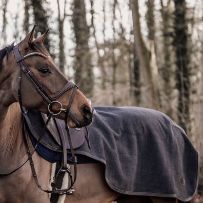 Kentucky Horsewear Ausreitdecke Heavy Fleece - dunkelgrau