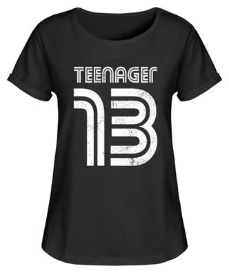 Teenager 13 - Damen RollUp Shirt