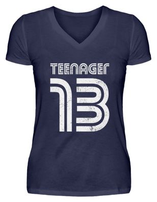 Teenager 13 - V-Neck Damenshirt