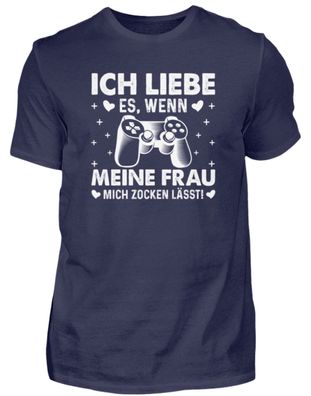 ICH LIEBE ES, WENN MEINE FRAU MICH - Herren Premiumshirt