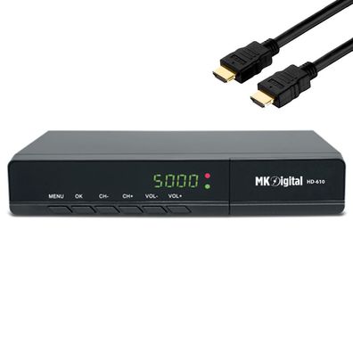 MK Digital HD 610 FULL HD Sat Receiver Scart, HDMI