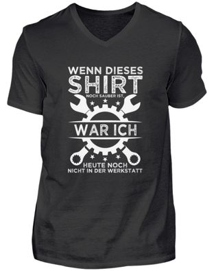 WENN DIESES SHIRT NOCH SAUBER IST, WAR - Herren V-Neck Shirt