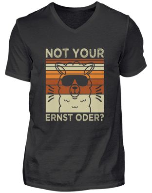 NOT YOUR ERNST ODER? - V-Neck Herrenshirt-O26162WE