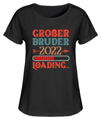 GROßER BRUDER 2022 Loading... - Damen RollUp Shirt