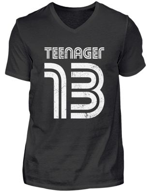 Teenager 13 - Herren V-Neck Shirt