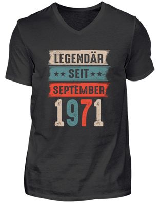 Legendär SEIN September 1971 - Herren V-Neck Shirt