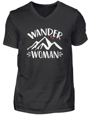 WANDER WOMAN - Herren V-Neck Shirt