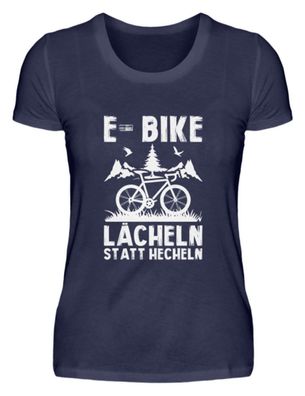 E-BILE Lächeln STATT Hecheln - Damen Premiumshirt