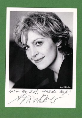 April Hailer (deutsche Schauspielerin u. Comedy ) - persönlich signiert