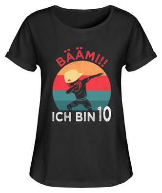 BÄÄM!!! ICH BIN 10 - Damen RollUp Shirt
