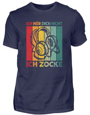 ICH HÖR DICH NICHT ICH ZOCKE - Herren Premiumshirt