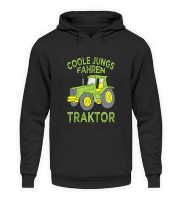 COOLE JUNGS FAHREN Traktor - Unisex Kapuzenpullover Hoodie