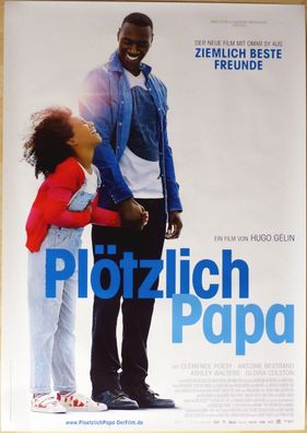 Plötzlich Papa - Original Kinoplakat A1 - Omar Sy, Gloria Colston - Filmposter