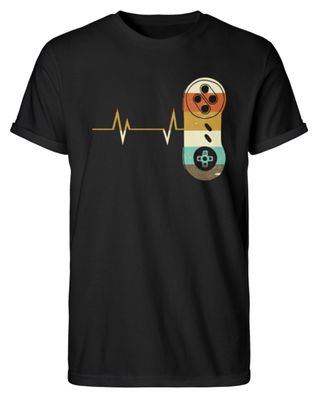 Gamer Herzschlag Heartbeat - Men Rollup Shirt-W430UAFF