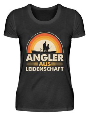 ANGLER AUS Leidenschaft - Damen Basic T-Shirt-TVZSK7S2