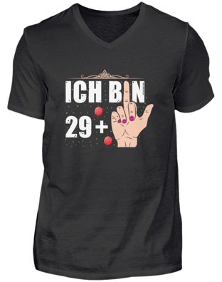 ICH BIN 29+ - Herren V-Neck Shirt
