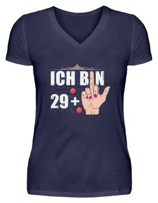 ICH BIN 29+ - V-Neck Damenshirt