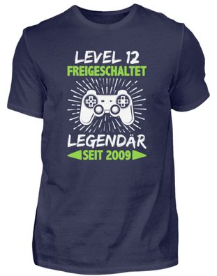 LEVEL 12 UNLOCK Legendär SEIT 2009 - Herren Premiumshirt