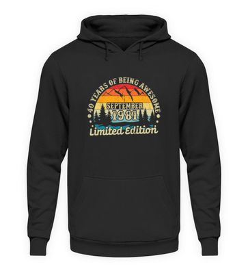40 YEARS OF BEING Awesome Limited - Unisex Kapuzenpullover Hoodie