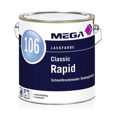 MEGA 106 Classic Rapid 2,5 Liter weiß