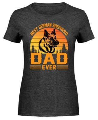 BEST GERMAN Shepherd DAD EVER - Damen Melange Shirt-F3758GZF