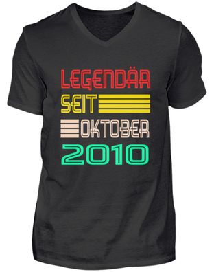 Legendär SEIT Oktober 2010 - Herren V-Neck Shirt