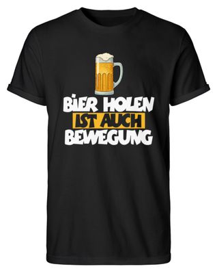 BIER HOLEN IST AUCH Bewegung - Herren RollUp Shirt