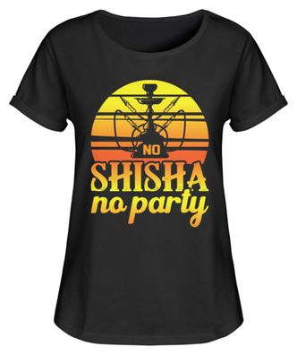 NO SHISHA no party - Women Rollup Shirt-OM1CEK5P