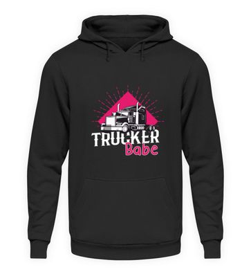 Trucker babe - Unisex Kapuzenpullover Hoodie